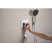 Hansgrohe FixFit Fine E Coude mural - sans clapet anti-retour - Chrome SW1388262