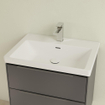 Villeroy & boch subway 3.0 lavabo de meuble 65x47x16.5cm rectangle 1 trou pour robinet avec trou de trop-plein blanc alpin gloss ceramic+ SW702151