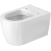 Duravit Starck Me WC suspendu à fond profond 37x57cm avec fixation dissimulée av. WG blanc mat SW358230