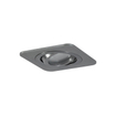 QAZQA Alberto Inbouwspot set - 1 spot - 9x11.2cm - inclusief dimbare led lamp - IP44 - Vierkant - Gunmetal SW1477247