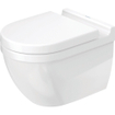 Saniclass Abattant WC déclipsable et softclose compatible avec Duravit Starck 3 blanc brillant SW729015