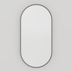Miroir Haceka Deco - 80x40cm - ovale - noir mat SW1102384