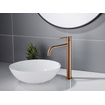 FugaFlow Eccelente Acces Slim Robinet de lavabo - 32cm - surélevé - apparent - Cuivre brossé PVD (Cuivre) SW1469282