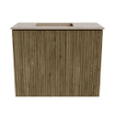Mondiaz JOYA-DLUX 50cm meuble de salle de bains - couleur Dusk - Vasque FAYE position Gauche 1 trou de robinet couleur Arena. SW1425735
