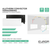 Eurom Alutherm 1000 Wifi Radiateur - Suspendu/Sur pied - 1000 watt - noir mat SW999837