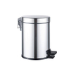 FugaFlow Eccelente Ensemble accessoires WC 5 pièces - porte-rouleau de papier toilette - porte-rouleau de réserve - porte-brosse WC - crochet porte-serviette - poubelle à pédale - chrome SW1450709