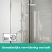 Hansgrohe vernis blend tuyau de douche avec thermostat chromé SW647130