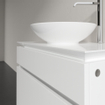 Villeroy & Boch Legato meuble sous-lavabo - 80x55cm - 2 tiroirs Blanc brillant SW479687