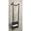 Wiesbaden Loft handdoekrek 95 x 25 x 20 cm mat zwart SW544792