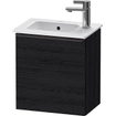 Duravit D-neo Meuble sous vasque 41x27.4x44cm 1 porte Chêne (noir) mat SW640882