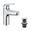 Grohe Swift QuickFix Mitigeur lavabo - M size - avec bonde puch open - chrome SW1109327