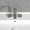 Villeroy & Boch Dawn ensemble de robinet à 3 trous - Nickel brossé mat (inox) SW974336