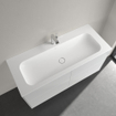 Villeroy & Boch Finion Lavabo-console - 1200 x 500 x 160 stone white mat (blanc) CeramicPlus - avec trop-plein dissimulé - non poli SW209581
