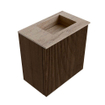 Mondiaz JOYA-DLUX Meuble de toilette 40cm - couleur Walnut - Lavabo FAYE position Droite 1 trou de robinet couleur Saba SW1424611