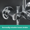 Hansgrohe Crometta E 240 Showerpipe avec robinet de douche 1 jet chromé SW73208