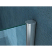 Xellanz Eco Douche à l'italienne 110x200cm avec profilé mural Chrome et verre Nano 8mm SW373617