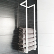 Saniclass Dual Porte-serviettes - 95x25x20cm - blanc mat SW419870