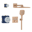 Grohe Grohtherm Smartcontrol Perfect Douche pluie - complète - Warm sunset brossé (cuivre) SW1077526