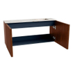 Mondiaz JOYA-DLUX 90cm meuble de toilette - couleur Ruby - Vasque FAYE position Droite Sans trou de robinet couleur Frappe. SW1423464
