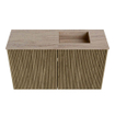 Mondiaz JOYA-DLUX Meuble de salle de bains 70cm - couleur Dusk - Vasque FAYE position Droite Sans trou de robinet couleur Saba SW1426057