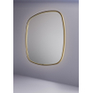 Hotbath &MORE Miroir dans cadre en aluminium / contour incl. LED direct & indirect. chauffage de miroir. changement de couleur. dimmable. sans points lumineux. avec télécommande BBP Laiton brossé PVD SW1246832