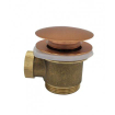 Wiesbaden Losse clickwaste 11/2" compleet tbv vrijstaande baden Geborsteld Koper SW523973