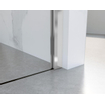 Fortifura Galeria Douche à l'italienne - 60x200cm - verre clair - Chrome SW917209