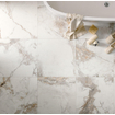 Edimax Astor Golden Age carrelage mural - 30x30cm - 10mm - Écailles de poisson - Aspect marbre - Beige mat SW706225