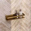 Brauer Etagère de douche - 40x10cm - Or brossé SW1102522