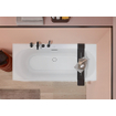 Villeroy & Boch Loop baignoire duo - 180x80cm - rectangulaire/baignoire intérieure ovale - acrylique Blanc Alpin brillant SW693634