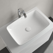 Villeroy & Boch Artis lavabo à poser - rectangulaire 58x38x12.5cm - sans trou de robinet sans trop-plein french linen SW68846