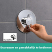 Hansgrohe Duoturn S inbouwkraan voor 1 functie chroom SW918610