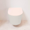 MONDIAZ LAVIE WC suspendu - 36x53cm - sans bride - Rosee (rose) - softclose - quick-release - abattant WC - Linen (offwhite) SW1208688