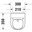 Duravit Me by starck urinoir wit-mat wit SW297054