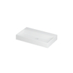 Ink united lavabo 80x11x45cm 1 trou pour robinet évier porcelaine blanc brillant SW454553