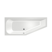 Xenz Lagoon Baignoire d'angle - 170x75x48 - bonde au milieu - gauche - compact - acrylique - blanc SW102968