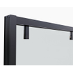Saniclass Neptune porte coulissante - 140x200cm - fermeture douce - gauche/droite - noir mat SW491386