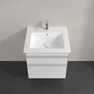 Villeroy & Boch venticello Meuble sous lavabo 55.3x47.7x59cm avec 2 tiroirs blanc glossy GA50314