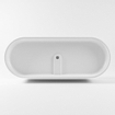 MONDIAZ NOBLE Baignoire autoportante - 180x75cm - talc SW491429