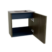 Mondiaz JOYA-DLUX 40cm toiletmeubel - kleur Shadow - Wastafel FAYE positie Midden Zonder kraangat kleur Oza. SW1425023