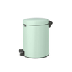 Brabantia NewIcon Poubelle à pédale - 5 litres - seau intérieur en plastique - jade green SW1026507