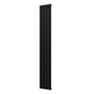 Plieger Cavallino Retto radiateur design vertical simple raccordement central 2000x298mm 666W noir mat SW224473
