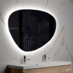 BRAUER Organic Spiegel - asymetrisch - 120x80cm - LED verlichting rondom - dimbaar - kleurfunctie - afstandsbediening SW544110