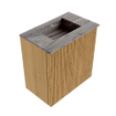 Mondiaz JOYA-DLUX Meuble de toilette 40cm - couleur Chêne - Vasque FAYE position Milieu Sans trou de robinet couleur Sombra SW1424238