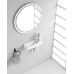 Wiesbaden Trim mini lavabo d'angle droit 38 x 14 x 8 cm céramique blanc brillant SW95729