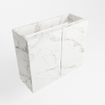 Mondiaz FOWY fonteinonderkast - 60x22x50cm - 2 deuren - push to open - softclose - Carrara SW1016812