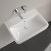 Villeroy & Boch O.novo Lavabo 65x17.5x13.5cm sans trou de robinet Ceramic+ Blanc Alpin SW448455
