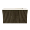 Mondiaz JOYA-DLUX 70cm toiletmeubel - kleur Shadow - Wastafel FAYE positie Rechts 1 kraangat kleur Meli. SW1424869