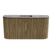 Mondiaz JOYA-DLUX 83.2cm toiletmeubel - ronding links en rechts kleur Dusk - Wastafel FAYE positie Midden Zonder kraangat kleur Sombra. SW1426177