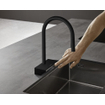 Hansgrohe Aquno M8122 KM 170 3j PO-spraysBox mat noir SW971319